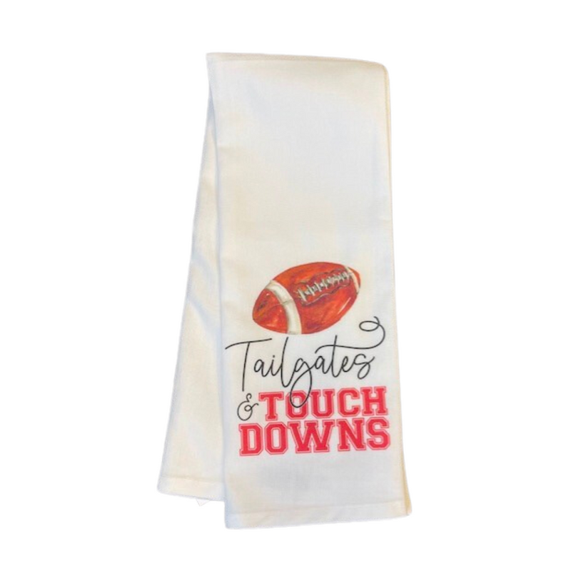Tailgates & Touchdowns Football Kitchen Towel