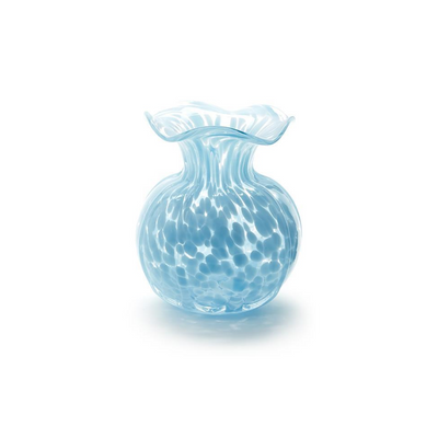 Ruffled Edge Spotted Vase