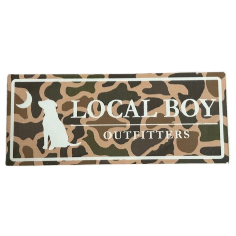 Plate Decal- Old School Camo
