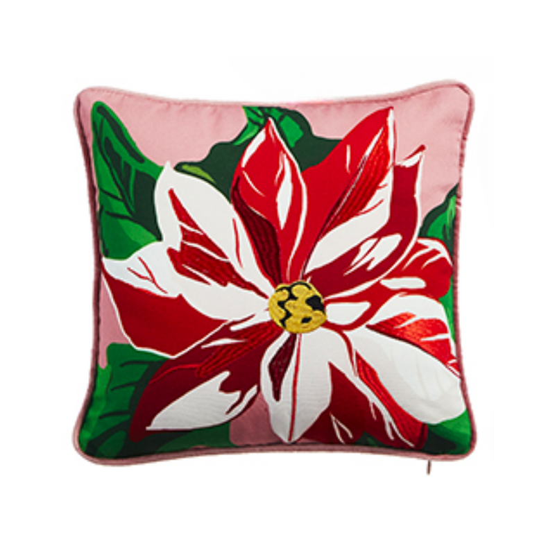 Poinsettia Pillow