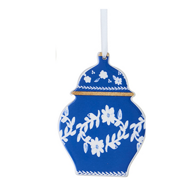 Ginger Jar Cut Out Ornament-3"