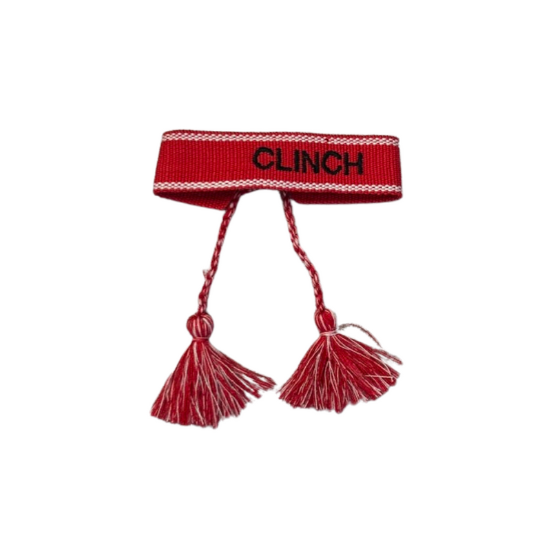 Embroidered Tassel Bracelet- Clinch