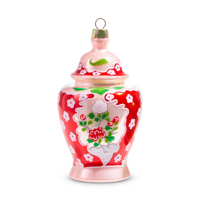 Chinoiserie Jar Ornament
