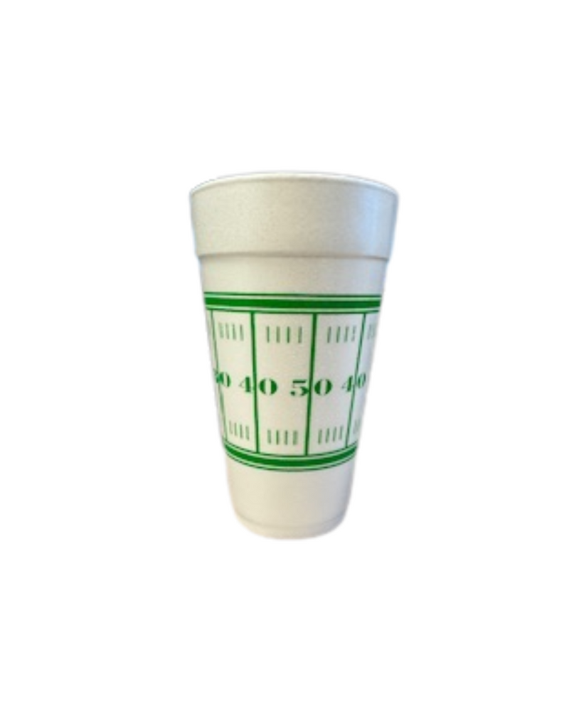 Football Field Styrofoam Cups
