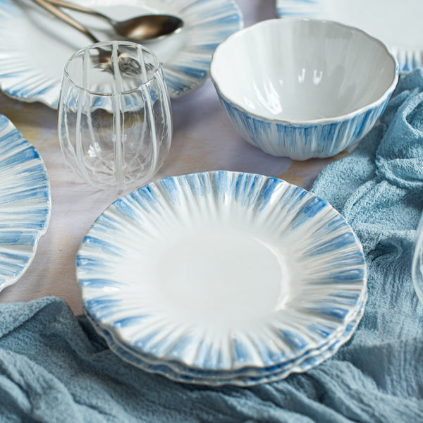 Bari Blue & White Salad Plate