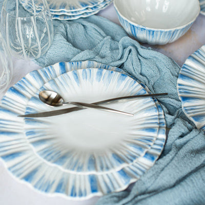 Bari Blue & White Salad Plate