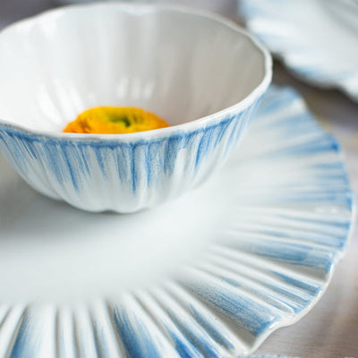 Bari Blue & White Cereal Bowl