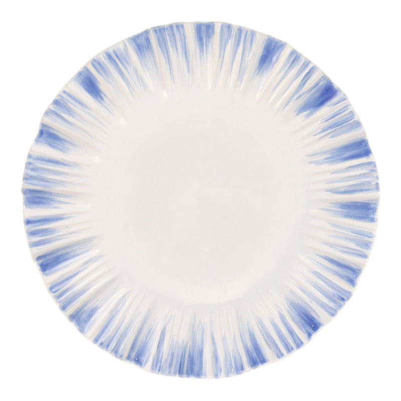 Bari Blue & White Small Round Platter