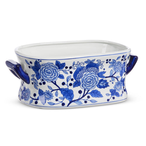 Blue & White Floral Bowl