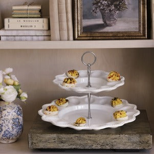 Vida Alegria Two Tiered Egg Server