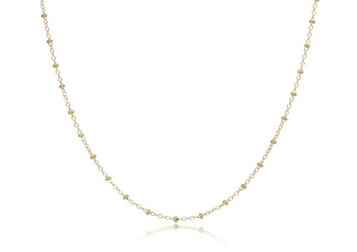 17" Choker Simplicity Chain Gold- Classic 2mm Gold