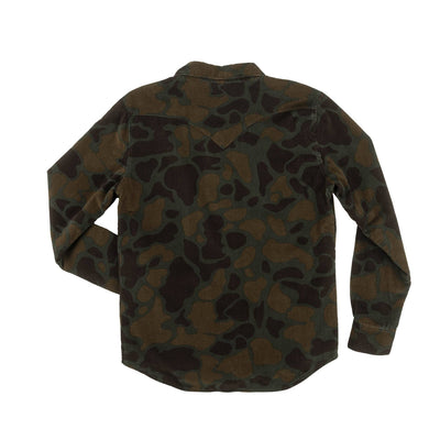 Desperado Shacket: Woodland Camo / X-Large