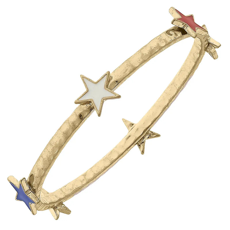 Americana Enamel Stars Bangle