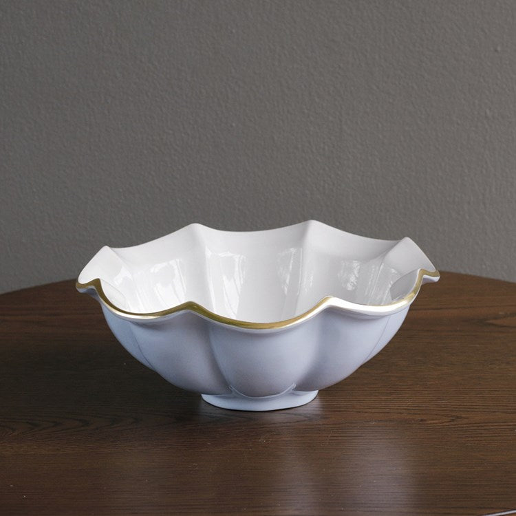 ENCANTO Devon Medium Bowl- Periwinkle/White