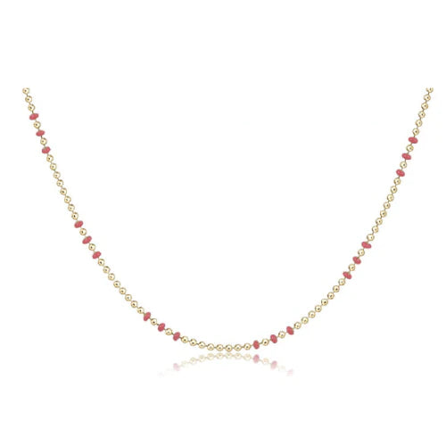 15" Choker Hope Joy- Bright Pink