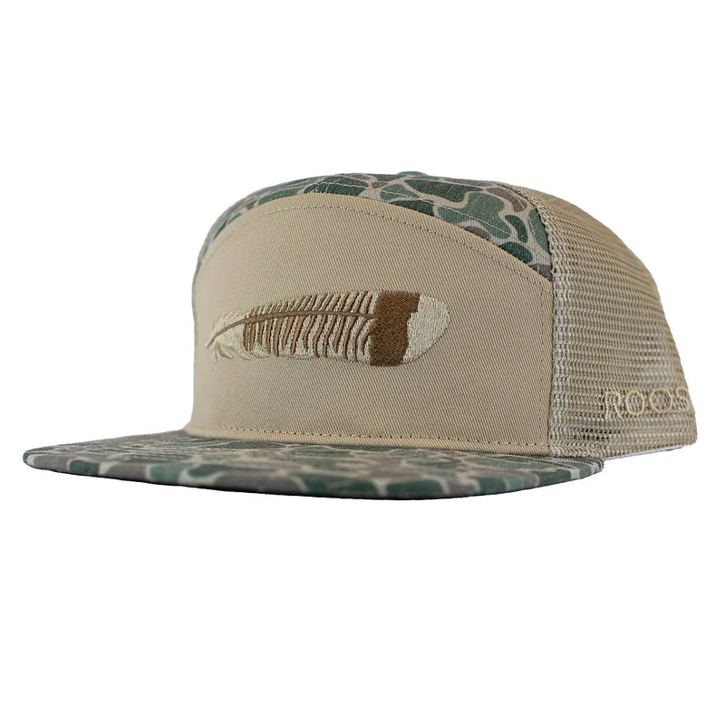 Roost Camo Turkey Feather Hat- Camo