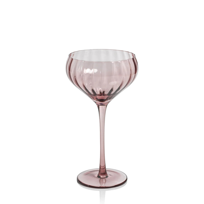 Madeleine Optic Glassware - Wine, Cocktail Glass