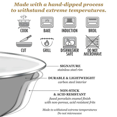 Taupe Swirl Dutch Oven