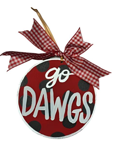 Go Dawgs Ornament