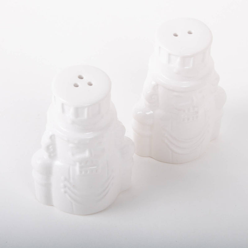 White Nutcracker Salt & Pepper Shaker Boxed Set