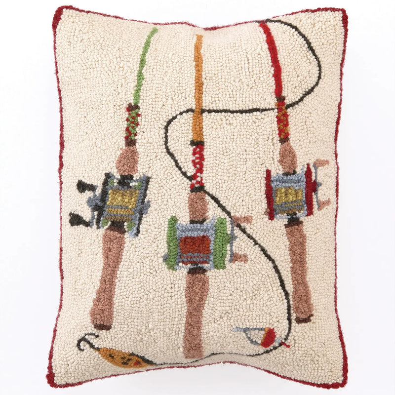 Fishing Rods Hook Pillow