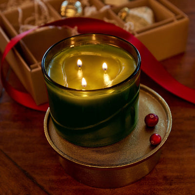 Frasier Fir Poured Candle, Green 3-Wick
