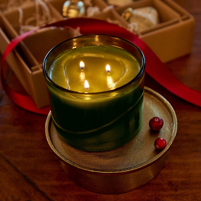 Frasier Fir Poured Candle, Green 3-Wick