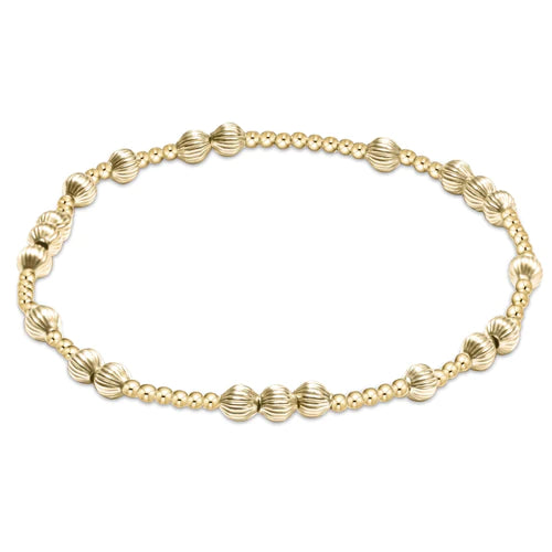 EXTENDS Hope Unwritten Dignity 4mm Bead Bracelet- Gold