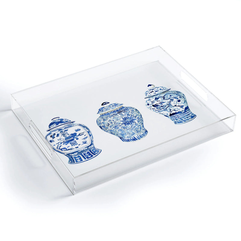 Ginger Jar Trio Acrylic Tray