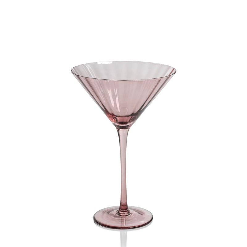 Madeleine Optic Glassware - Wine, Martini Glass