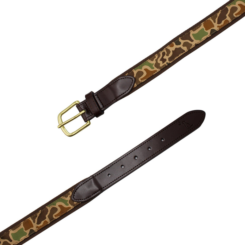 Ribbon Belt- Old School Camo