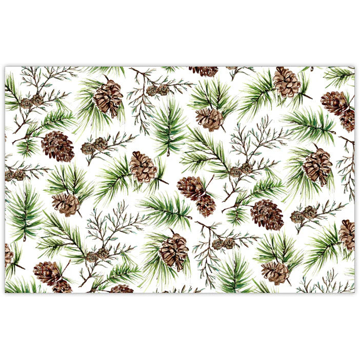 Traditional Pinecones Placemat