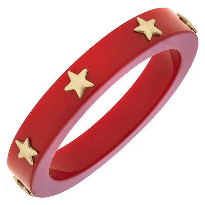 Liberty Star Resin Bangle