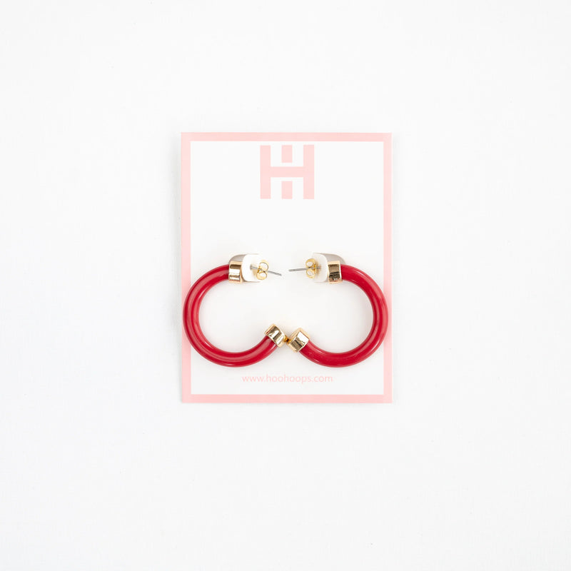 Mini Hoops- Red