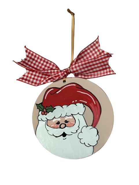 Santa Face Ornament