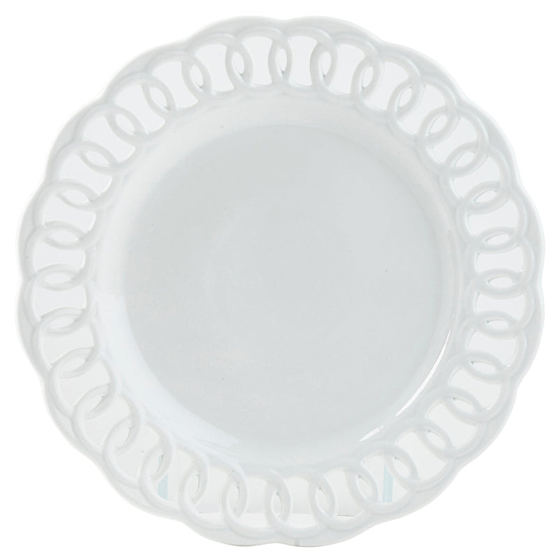 Aniston Stalvey, Monogram Signature Round Pierced Platter