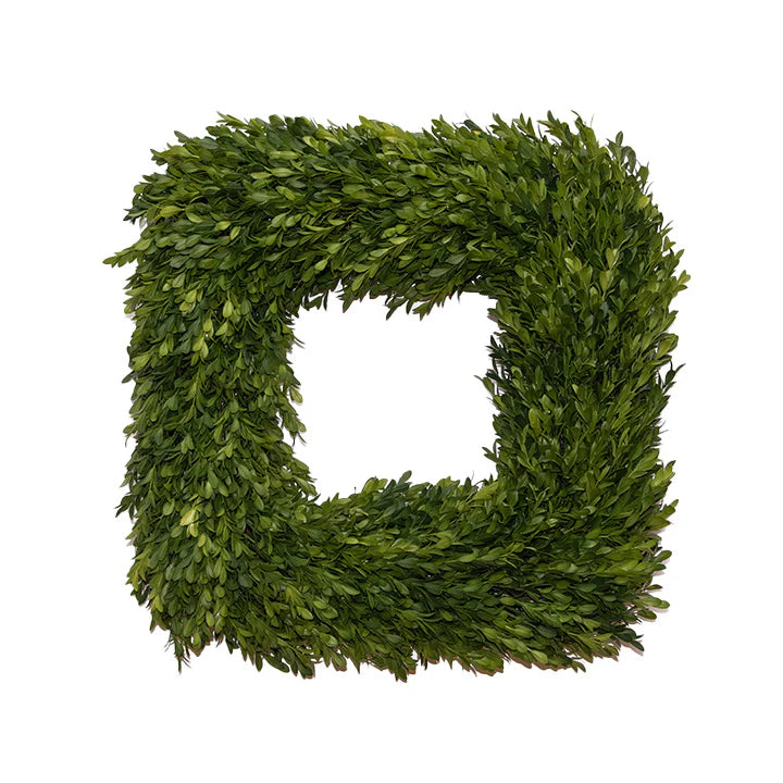 Square Boxwood Wreath