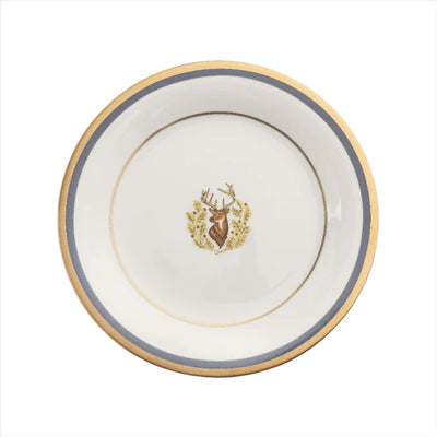 Charlotte Moss Ultra-White Stag Motif Ultra-White 5 piece Place Setting