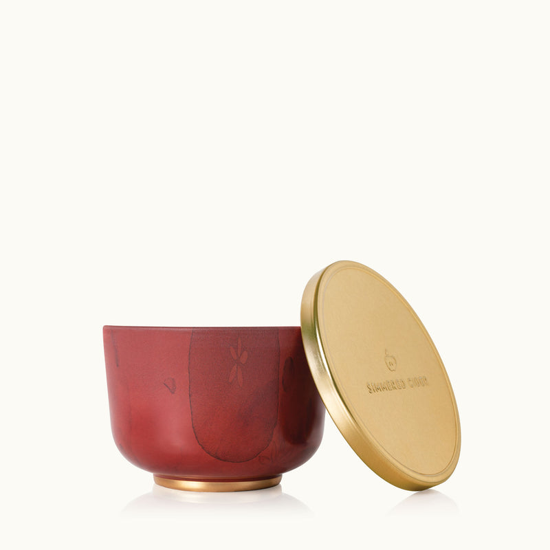 Simmered Cider Candle with Gold Lid