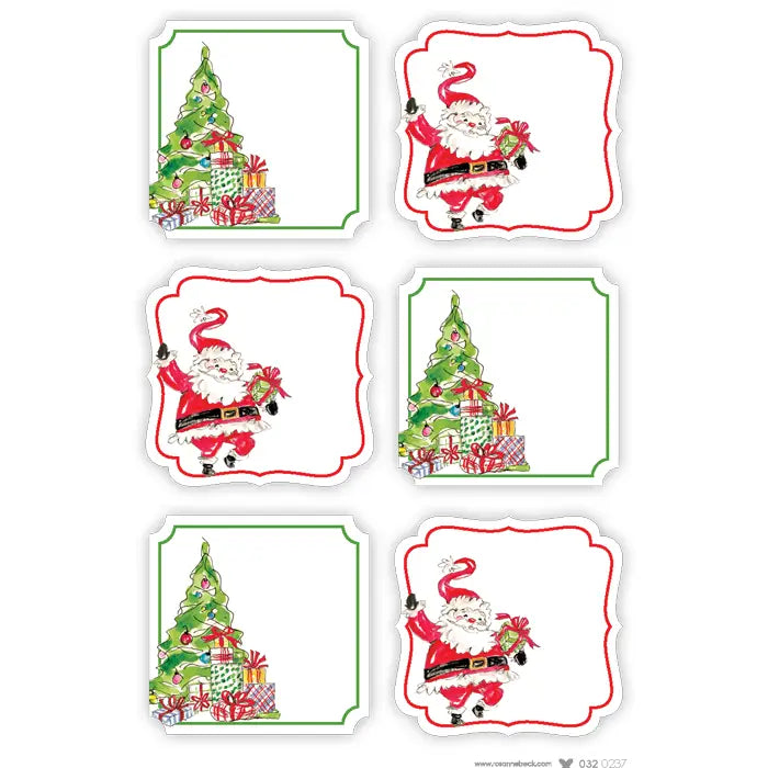 Christmas Tree with Gifts Die-Cut Sticker Sheet