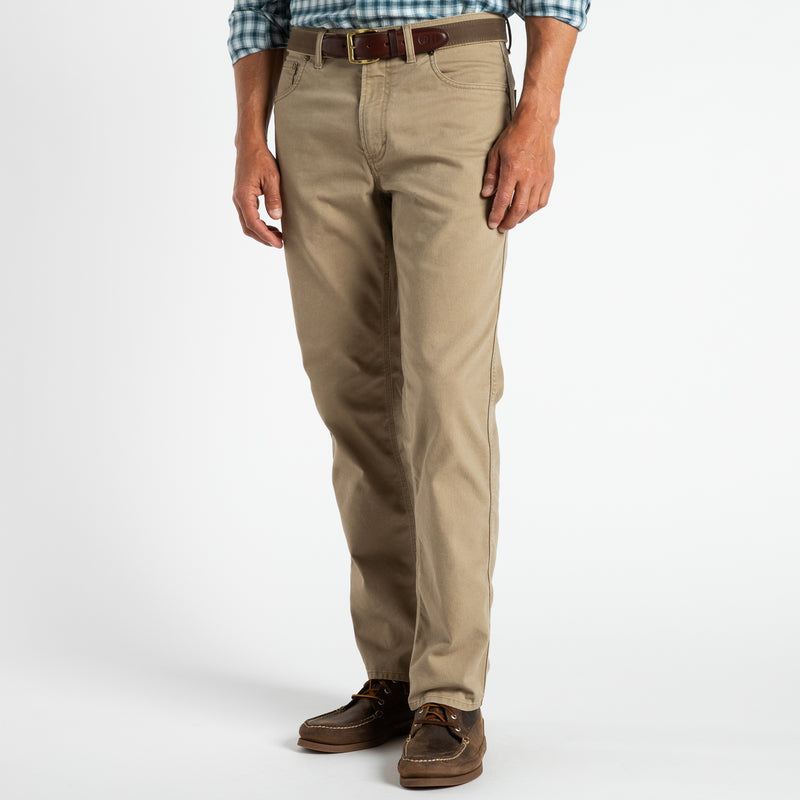 Field Canvas Five-Pocket Pant - Khaki