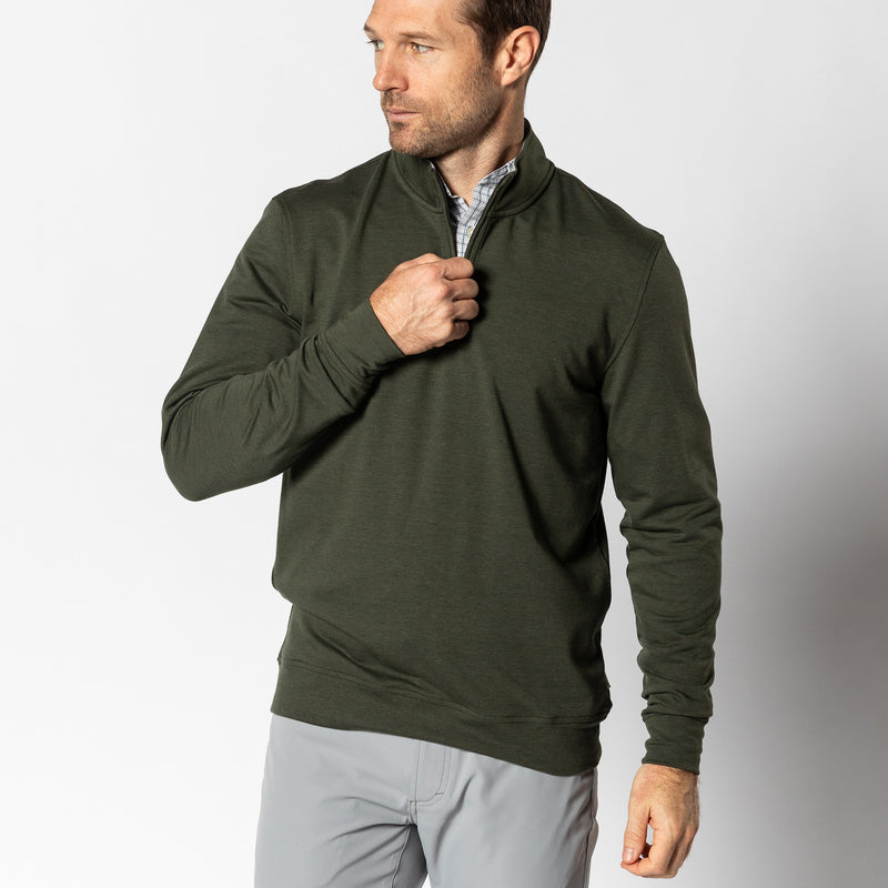 Dunmore Performance 1/4 Zip Pullover - Olive