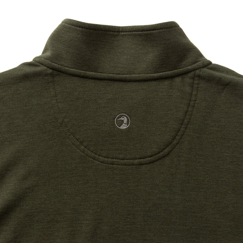 Dunmore Performance 1/4 Zip Pullover - Olive