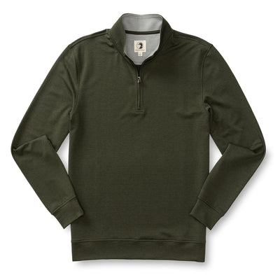 Dunmore Performance 1/4 Zip Pullover - Olive