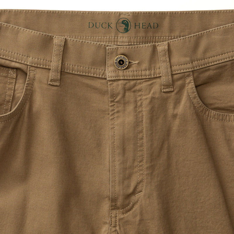 Classic Fit Pinpoint Canvas Five-Pocket Pant