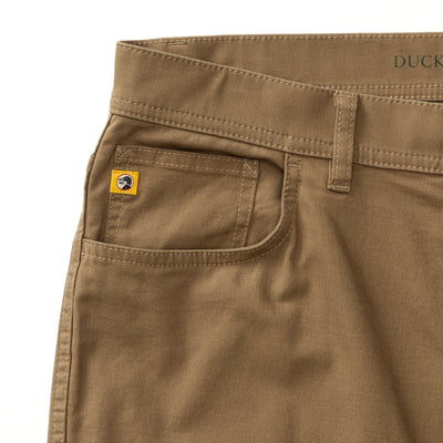 Classic Fit Pinpoint Canvas Five-Pocket Pant