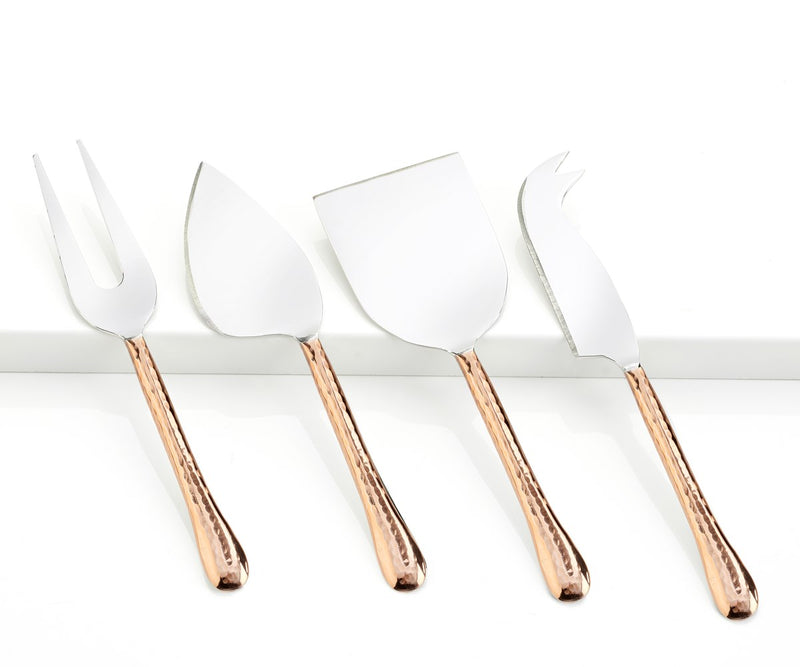 Stainless Steel Cheese Knives Set- Copper