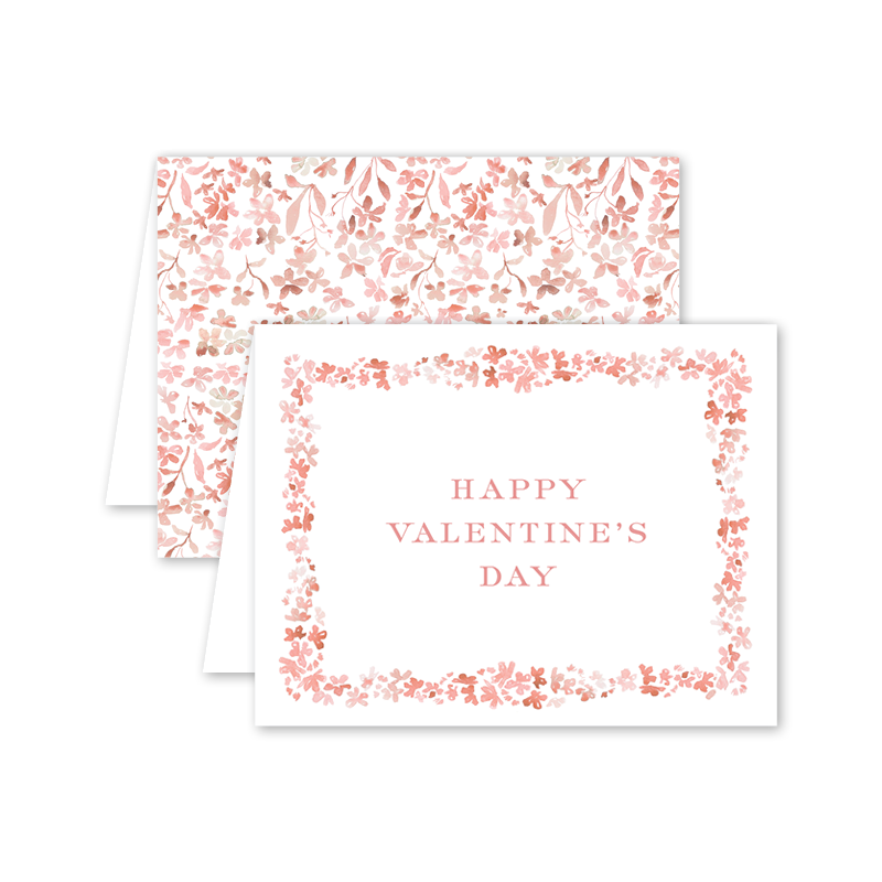 Forget Me Nots Valentine Card
