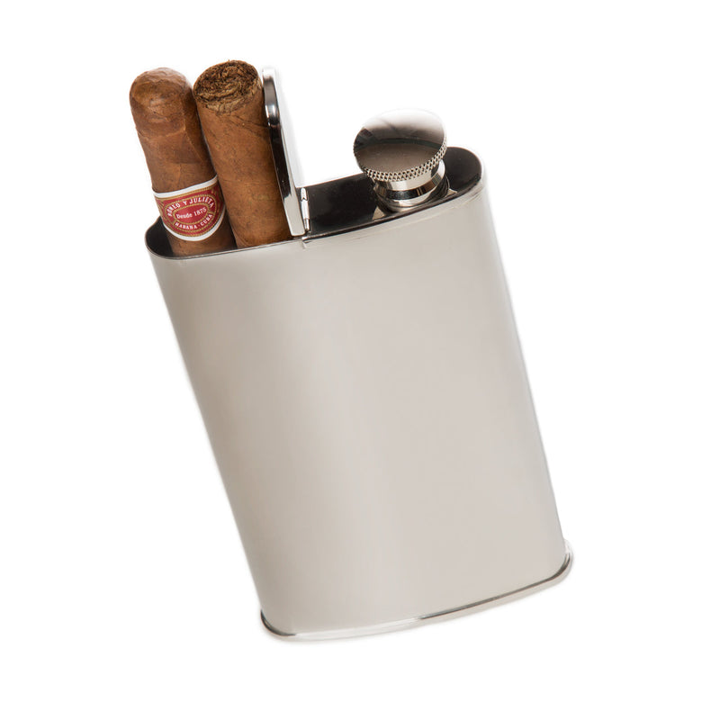 The Wingman Flask & Cigar Holder
