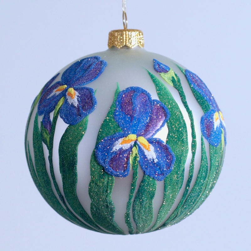 Iris Ball Ornament